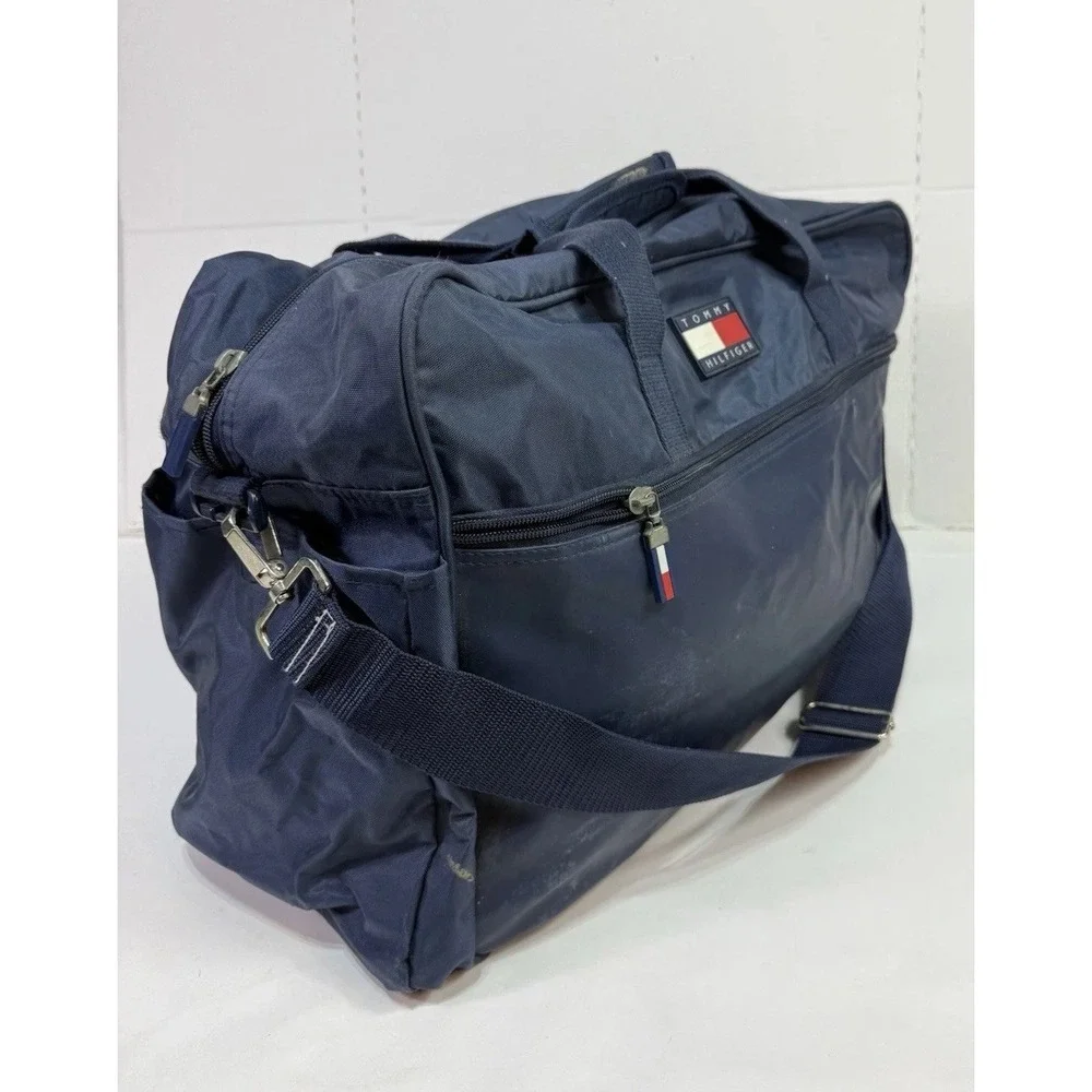 Tommy Hilfiger Carry On Duffel Bag Travel  Luggage Weekender‎ Logo